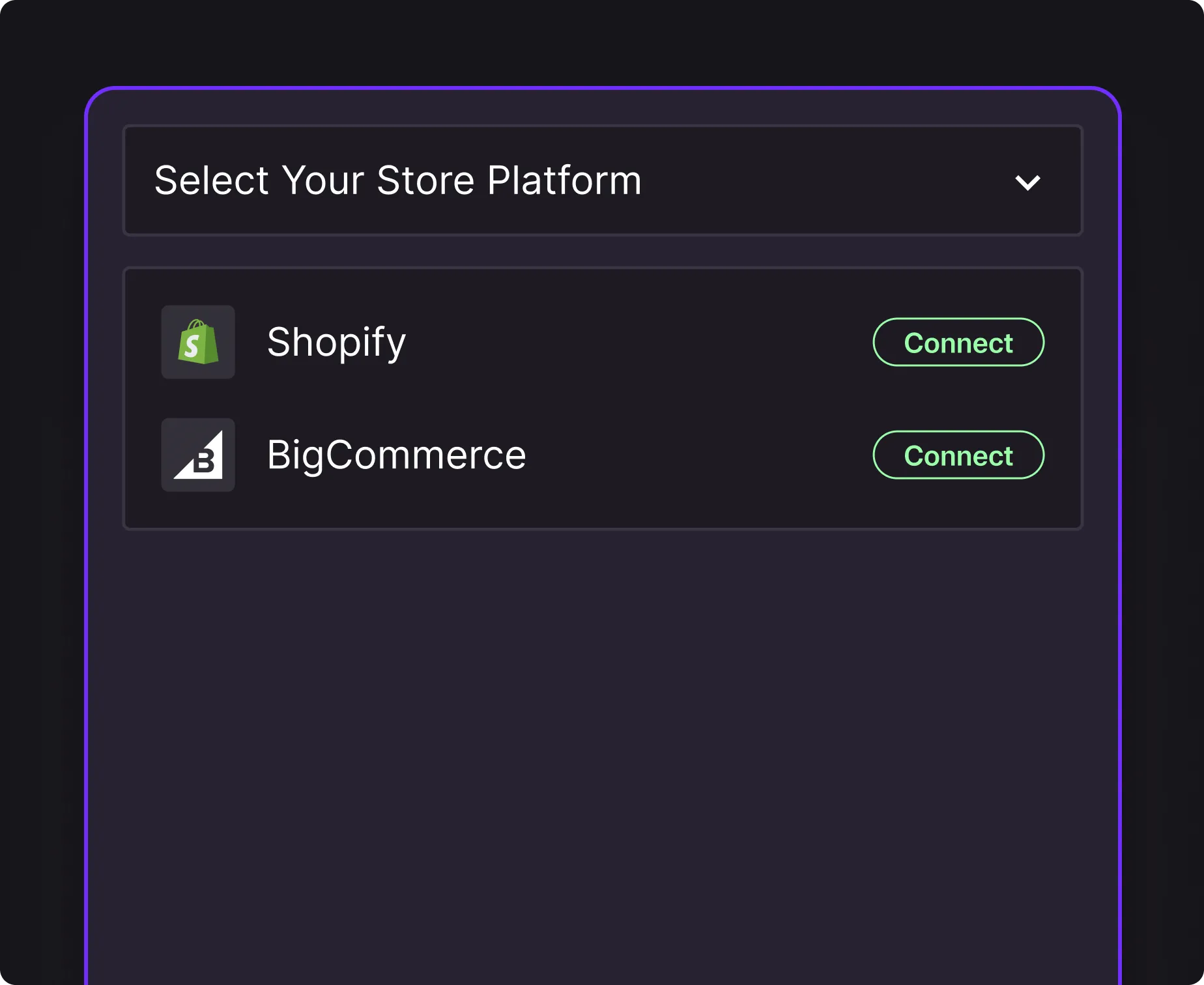 Connect your store