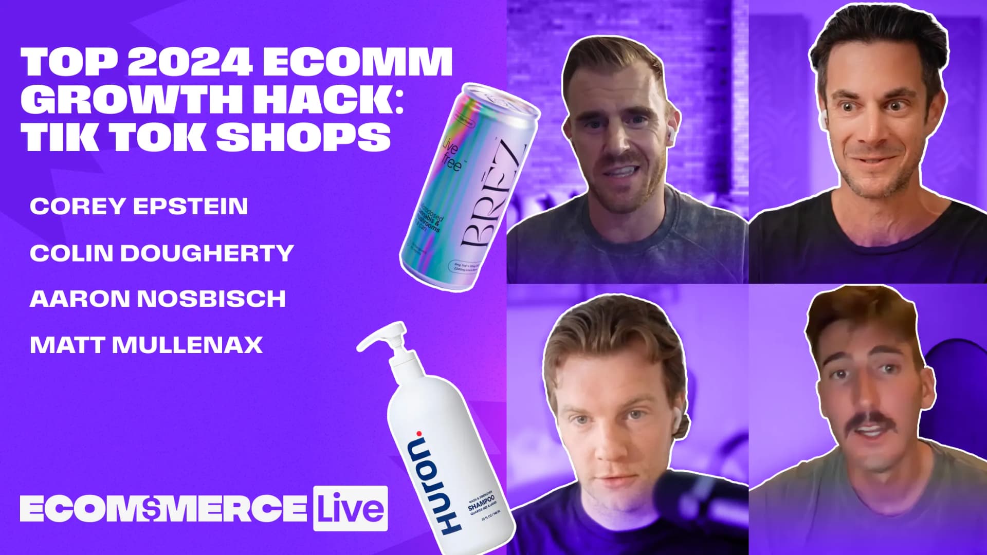 eCommerce Live: Matt Mullenax and Aaron Nosbisch talk Tik-Tok Shops